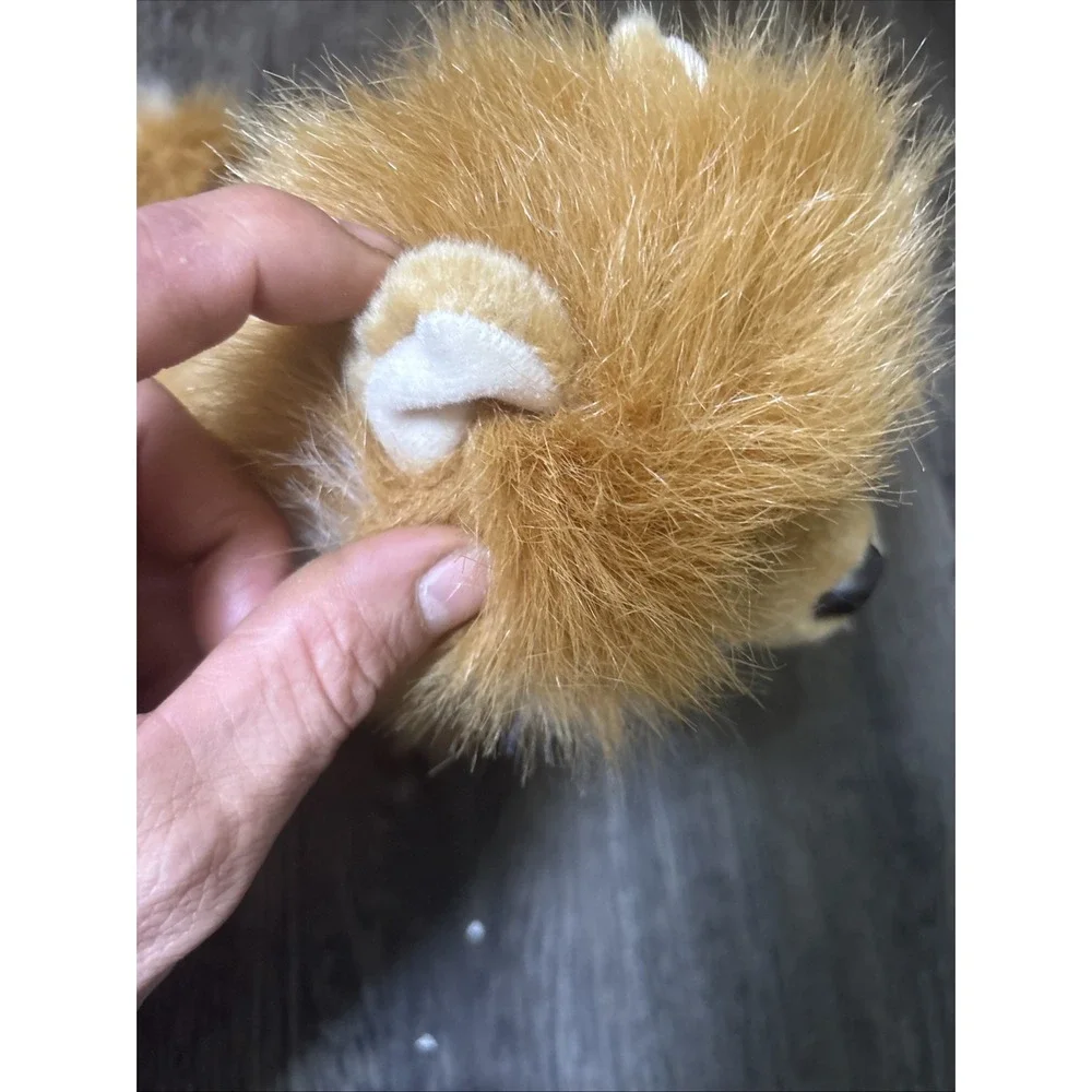 Aurora Miyoni Pomeranian Dog Plush Stuffed Animal REALISTIC  8 1/2